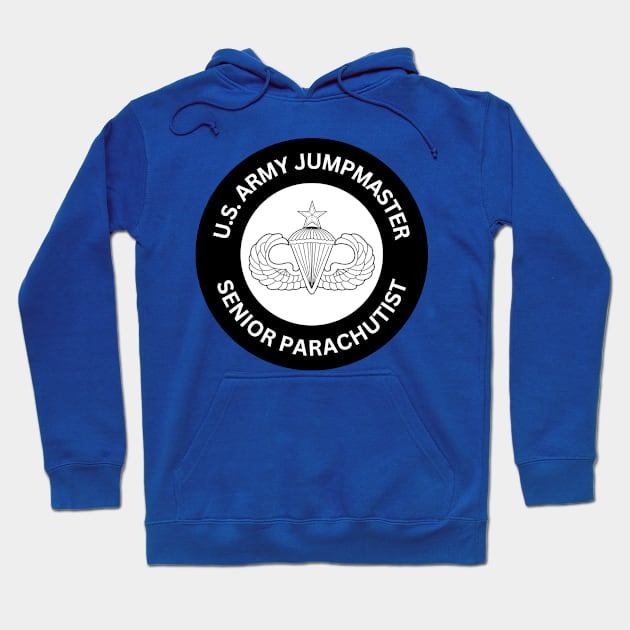 Army Senior Jump Wings - Airborne Jumpmaster Hoodie by Desert Owl Designs